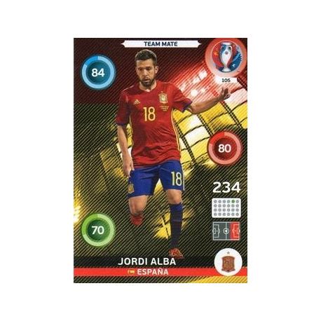 Comprar Online Jordi Alba Espa A Panini Adrenalyn Xl Uefa Euro