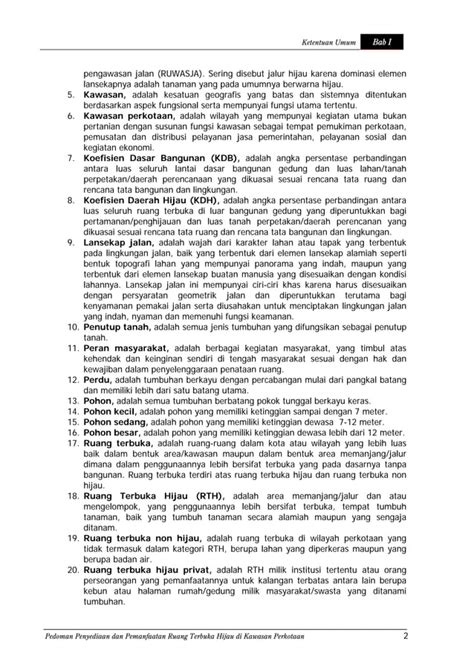 Permen Pu No Tahun Tentang Rth Pdf