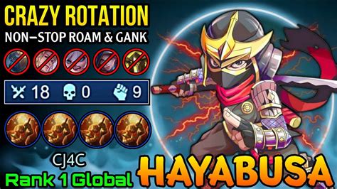 Insane Rotation Hayabusa 18 Kills In 9 Minute Top 1 Global Hayabusa