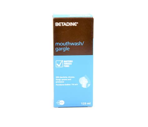 Betadine Gargle And Mouthwash 125ml Al Mutawa Pharmacies Kuwait Online