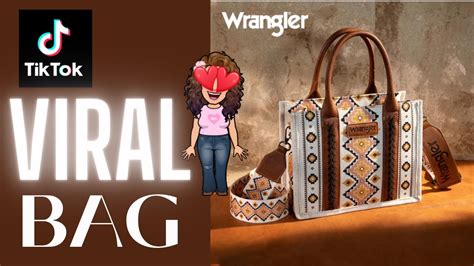 What S In My Bag Wrangler Tote Bag Tik Tok Most Viral Bag Youtube