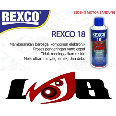 Jual Rexco Contact Cleaner Pembersih Komponen Elektrik Listrik Ml