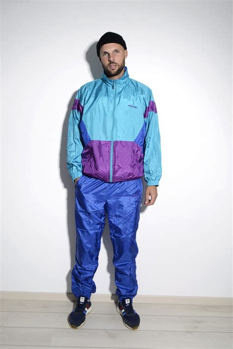 ADIDAS Originals Vintage Sport Tracksuit HOT MILK 80 S Vintage Clothing