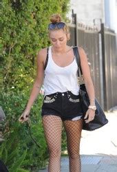 MILEY CYRUS Leggy Candids At A Studio In Burbank HawtCelebs