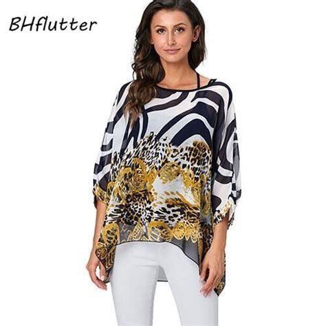 Chemise Bhflutter Blouse Noire Manches Chauve Souris Pour Femme