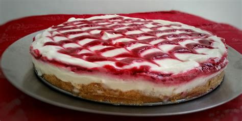 Frusen Cheesecake Med Hallon Zeinas Kitchen