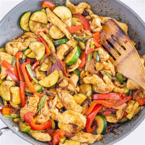 Chicken Vegetable Stir Fry Babaganosh