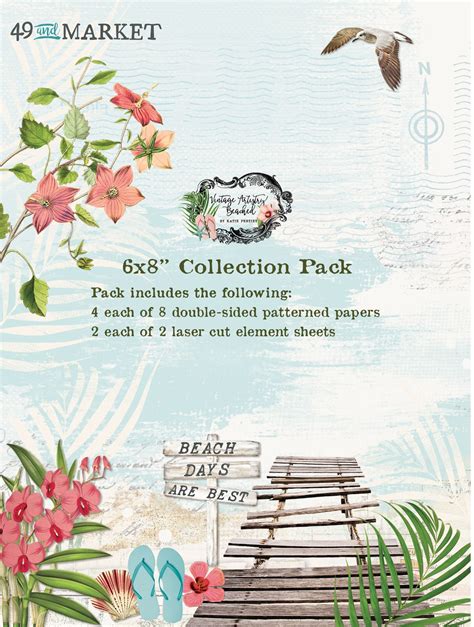 49 And Market Collection Pack 6x8 VINTAGE ARTISTRY BEACHED VTB34475