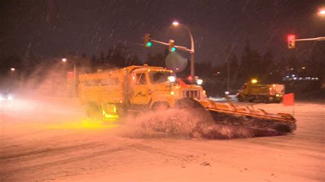 Snow plow drivers on Vancouver Island plead for patience | CTV News