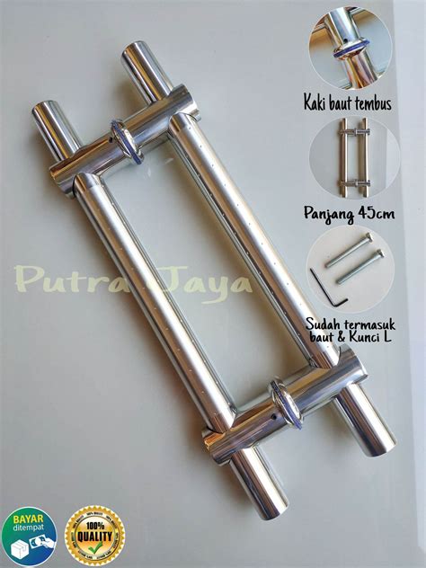 Handle Pintu Rumah Baut Tembus 45cm Lazada Indonesia