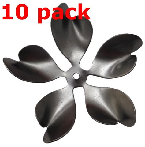 Metal Stampings Pressed Stamped Steel Flower 5 Petals Plant 020