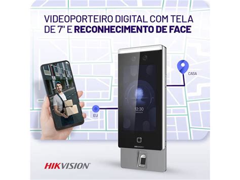 Controle De Acesso Facial C Video Porteiro Hikvision Ds K1t671mf L 10