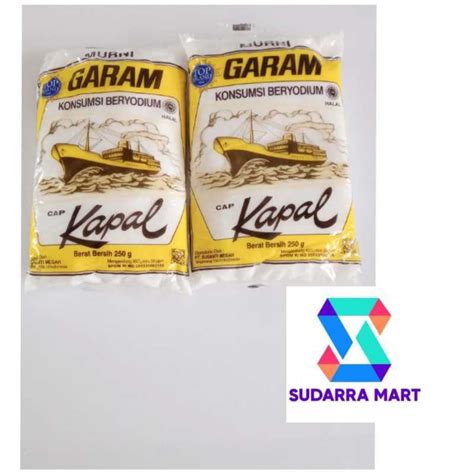 Jual Garam Meja Cap Kapal 250 Gram Di Seller Sudarra Mart Sukaluyu