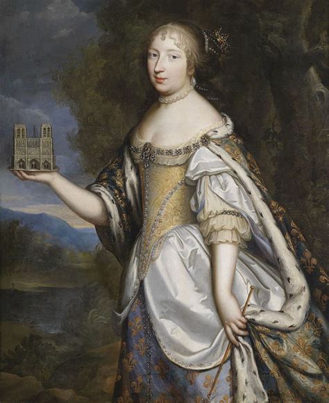 Charles Beaubrun 1604 1692 — Portrait Of Queen Maria Theresa Of