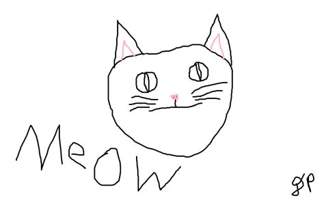 Horrible Cat Drawing by dantheman007a on DeviantArt