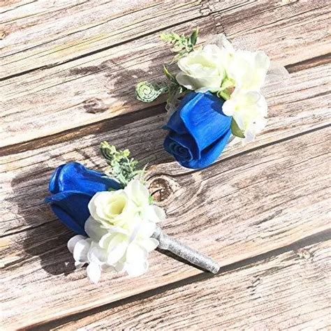 Royal Blue Boutonniere