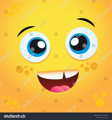 Yellow Smiling Face Yellow Square Toy Stock Vector Royalty Free 2185501991 Shutterstock