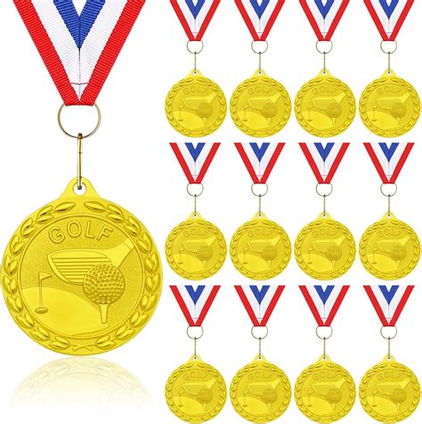 Amazon Pcs Golf Ball Medals Gold Metal Award Medal With Neck