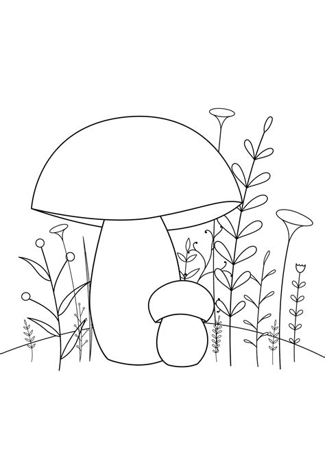 Disegni Di Funghi Da Colorare Disegni Di Funghi Da Colorare Disegni