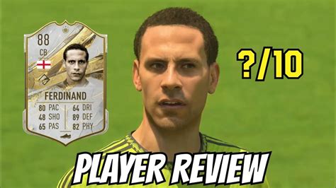 Rio Ferdinand Mid Icon Player Review Fifa Ultimate Team