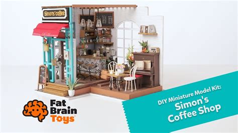 Diy Miniature Model Kit Simons Coffee Shop Youtube