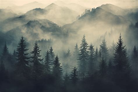 Foggy Forest Background Graphic by Forhadx5 · Creative Fabrica