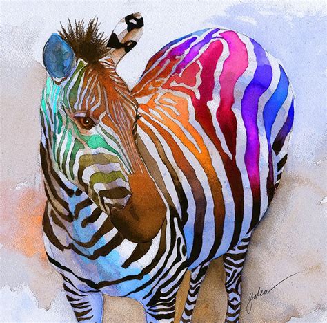 Zebra Dreams Painting Zebra Dreams Fine Art Print Galen Hazelhofer