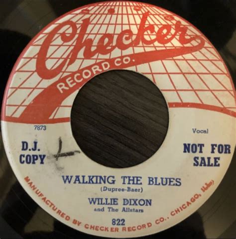 An Old Record Label For Walking The Blues