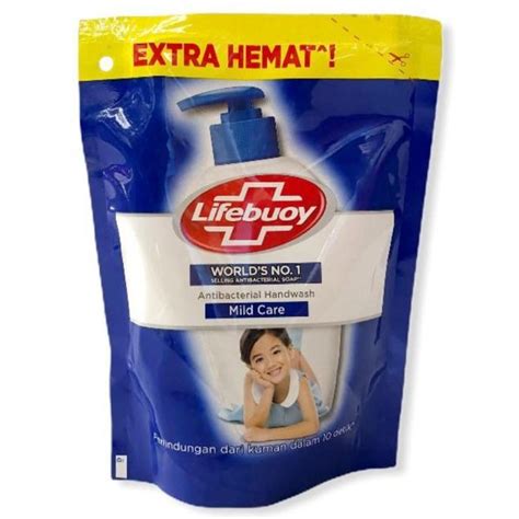 Jual Lifebuoy 180ml Mild Care Handwash Anti Bakteri Pouch Sabun Cuci