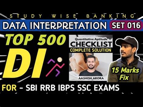 DATA INTERPRETATION BASIC TO HIGH FOR ALL BANKING EXAMS DI FOR RRB