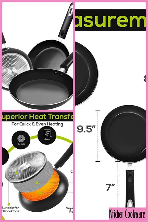 Utopia Kitchen Nonstick Frying Pan Set Piece Induction Bottom