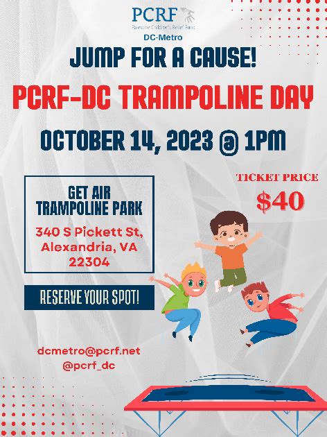 PCRF - DC Metro Trampoline Day 2023