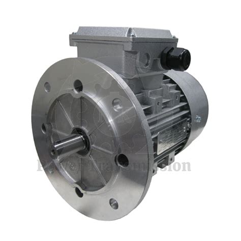 072kw 1hp Three Phase 1400rpm Electric Motor 19mm Shaft 415v B5 Flange