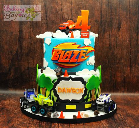 Blaze And The Monster Machines Cake Blaze Cakes Blaze Birthday Party Blaze And The Monster