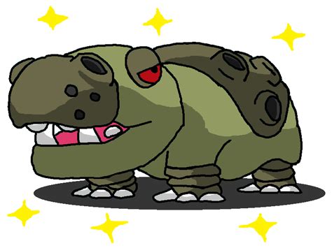 Shiny Hippowdon by shawarmachine on DeviantArt