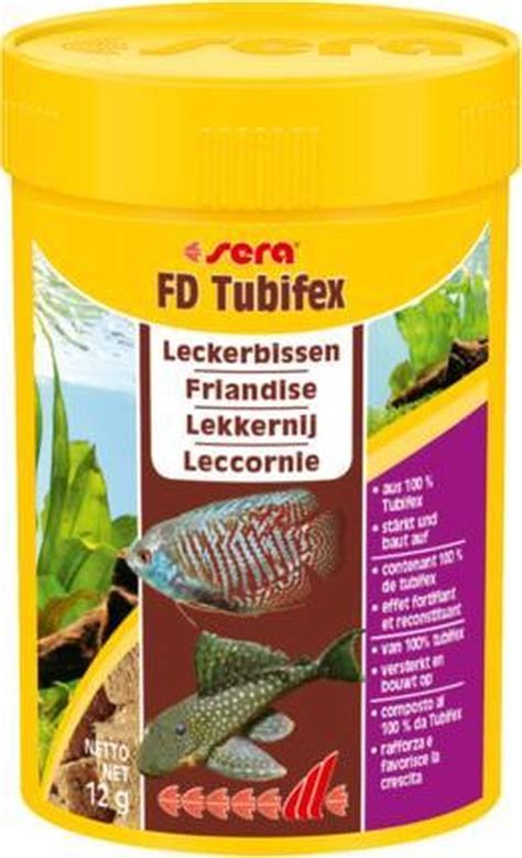 Sera Fd Tubifex Ml Proteinerijk Voor Vleeseters Bol