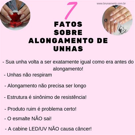 7 FATOS Sobre Alongamentos De Unhas Unhas Nail Salon Design Dicas