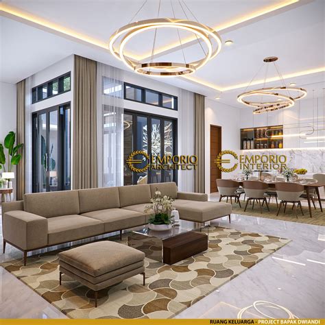 Desain Interior Rumah Modern 1 Lantai Bapak Dwiandi Di Palembang Desain