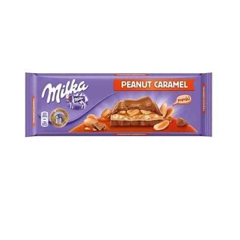 Milka Шоколад молочный Peanut Caramel 276 г купить с доставкой по