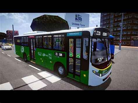 CAIO APACHE VIP III PADRÃO TIJUCA NA LINHA 220 NO MAPA RIO DE JANEIRO