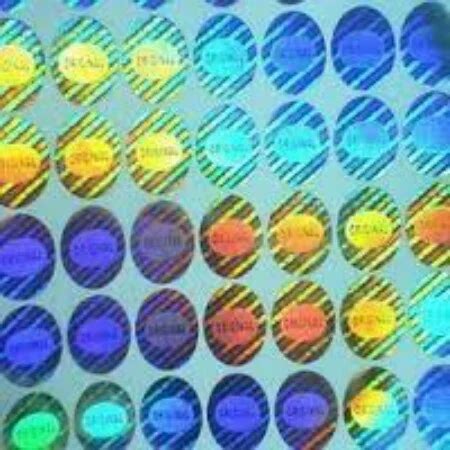 Pvc Glossy Multicolor Hologram Stickers Packaging Type Roll At Rs 0 5