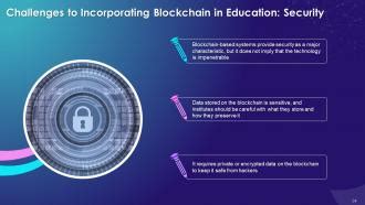 Blockchain Technology Applications In Education Industry Training Ppt