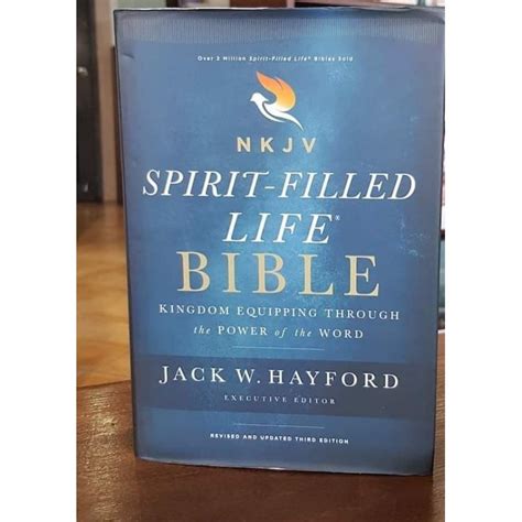 Nkjv Spirit Filled Life Bible Third Edition Hardcover Red Letter