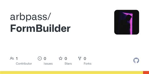 Github Arbpass Formbuilder