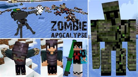 Addon De APOCALIPSIS ZOMBIE Para Minecraft PE Apocalypse Zombie