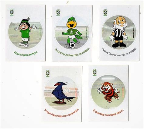 Figurinhas Album Campeonato Brasileiro Mascotes Panini