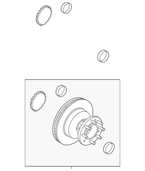 Genuine OEM Ford Part Hub Rotor 8C2Z 1102 D Genuine OEM Ford