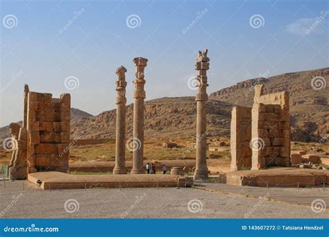 Persepolis Is The Capital Of The Achaemenid Kingdom Sight Of Iran