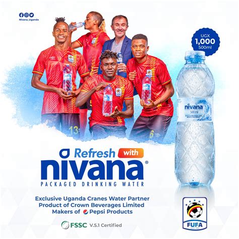 Uganda Cranes On Twitter RT Nivana Uganda Refresh With Nivana Water