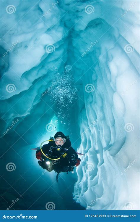 Underwater Ice Caves